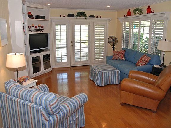 Family Room with Hardwood Floors