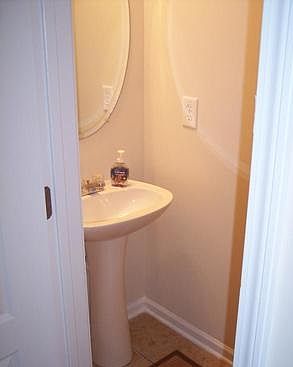 Half bath on main floor