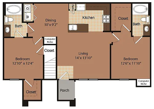 Floor plan B2