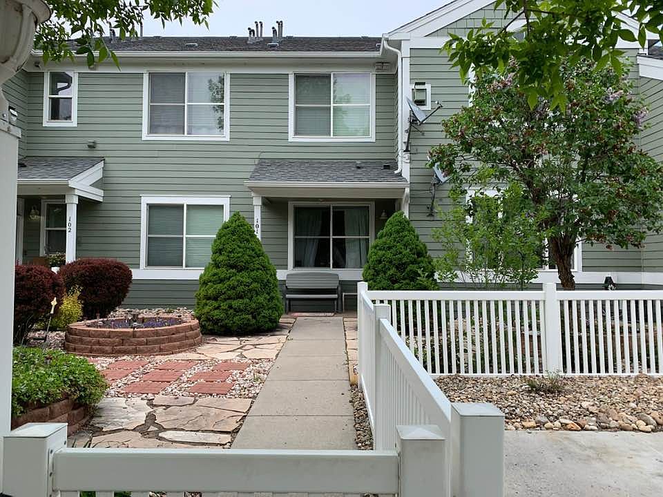 Front of unit; landscaped