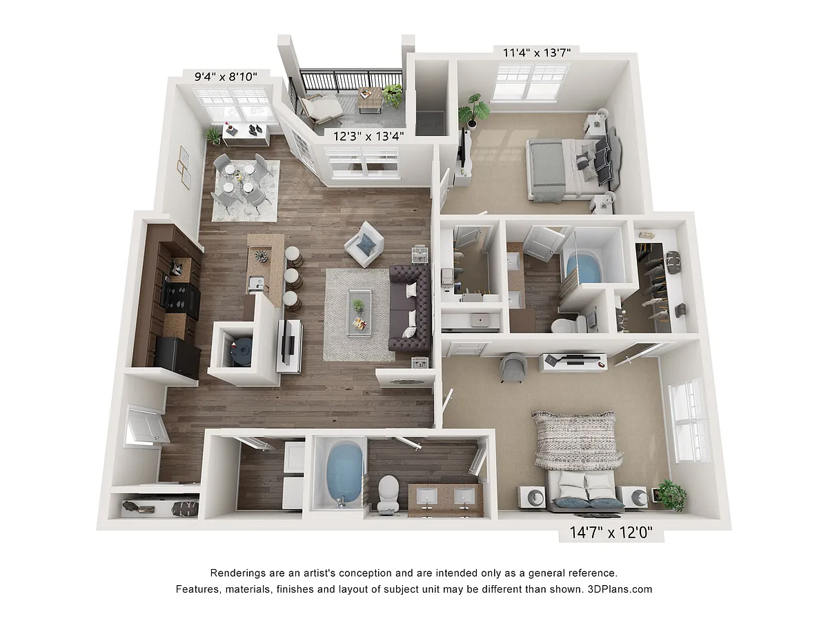 Floor plan B2