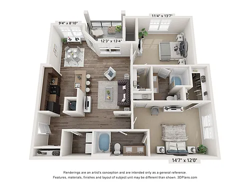 Floor plan B2