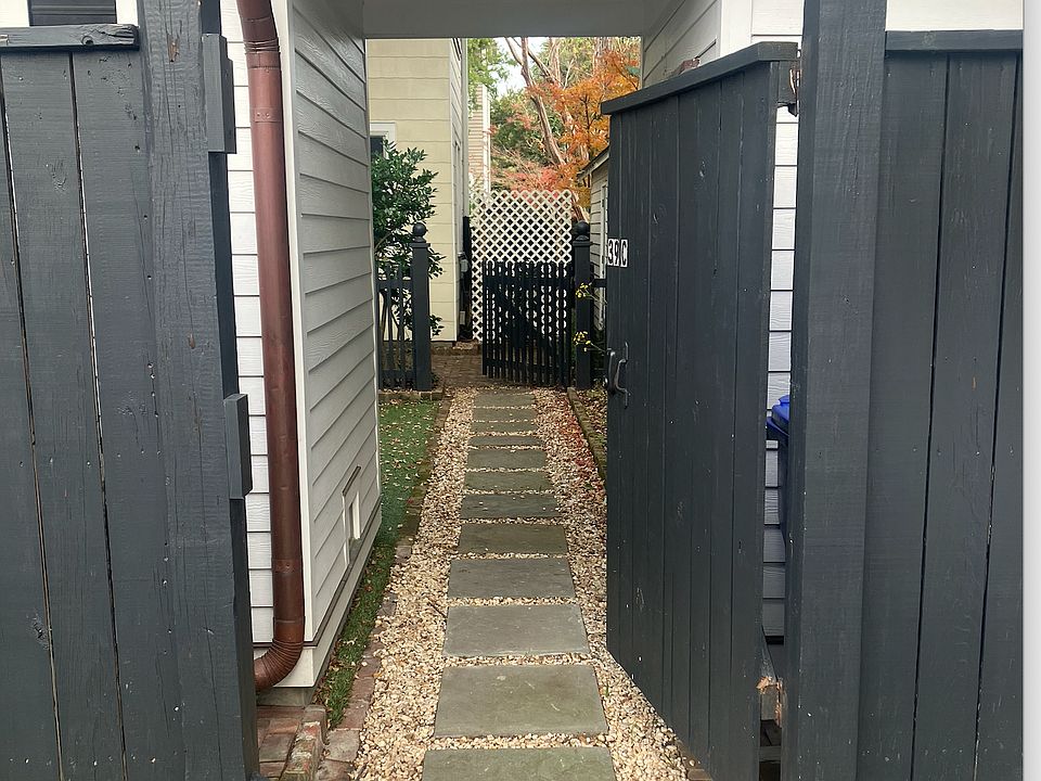 Tenant path access to cottage. Gate is kept locked and closed except for tenant access.