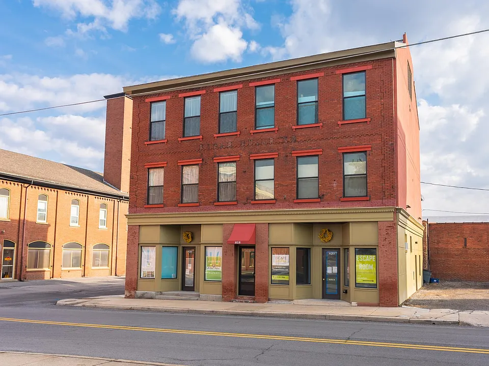 Recently renovated historic building at the corner of 9th Avenue + 12th Street