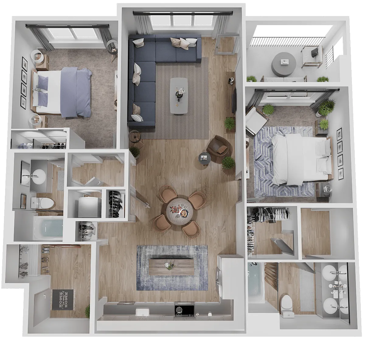 Floor plan B2