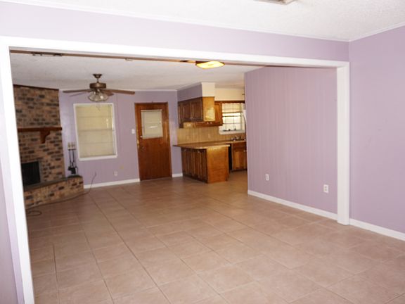 Large open floor plan