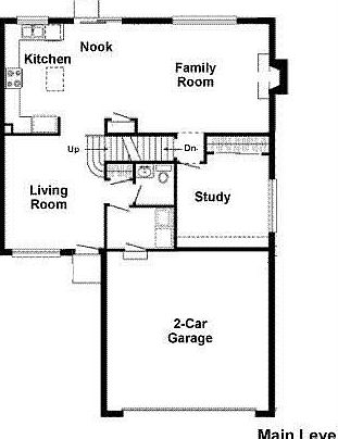 Main Level Floor Plan