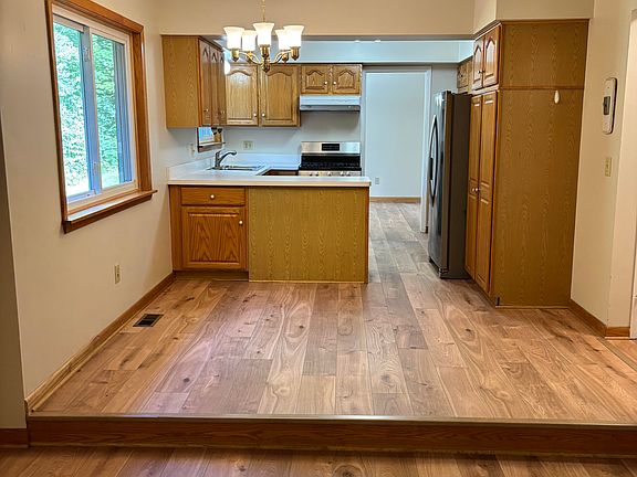 Family room looking into the kitchen