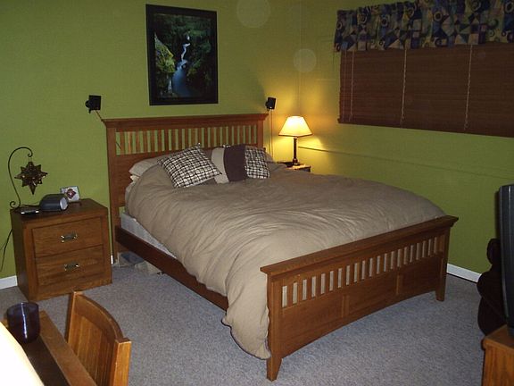 Master Bedroom with walk in closet and walk thru bath