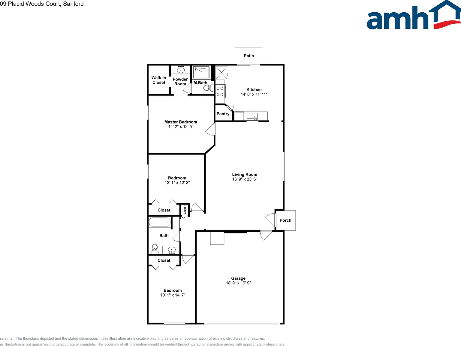 3 bed, 2.0 bath, 1292 sqft, $2,115 — Photo 2