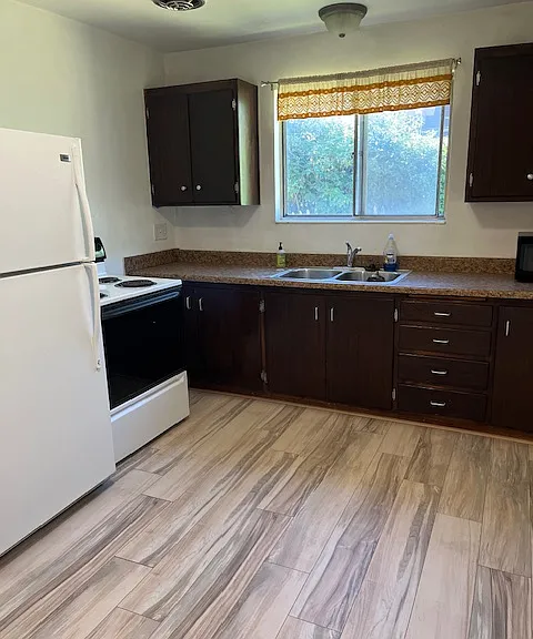 new flooring in kitchen