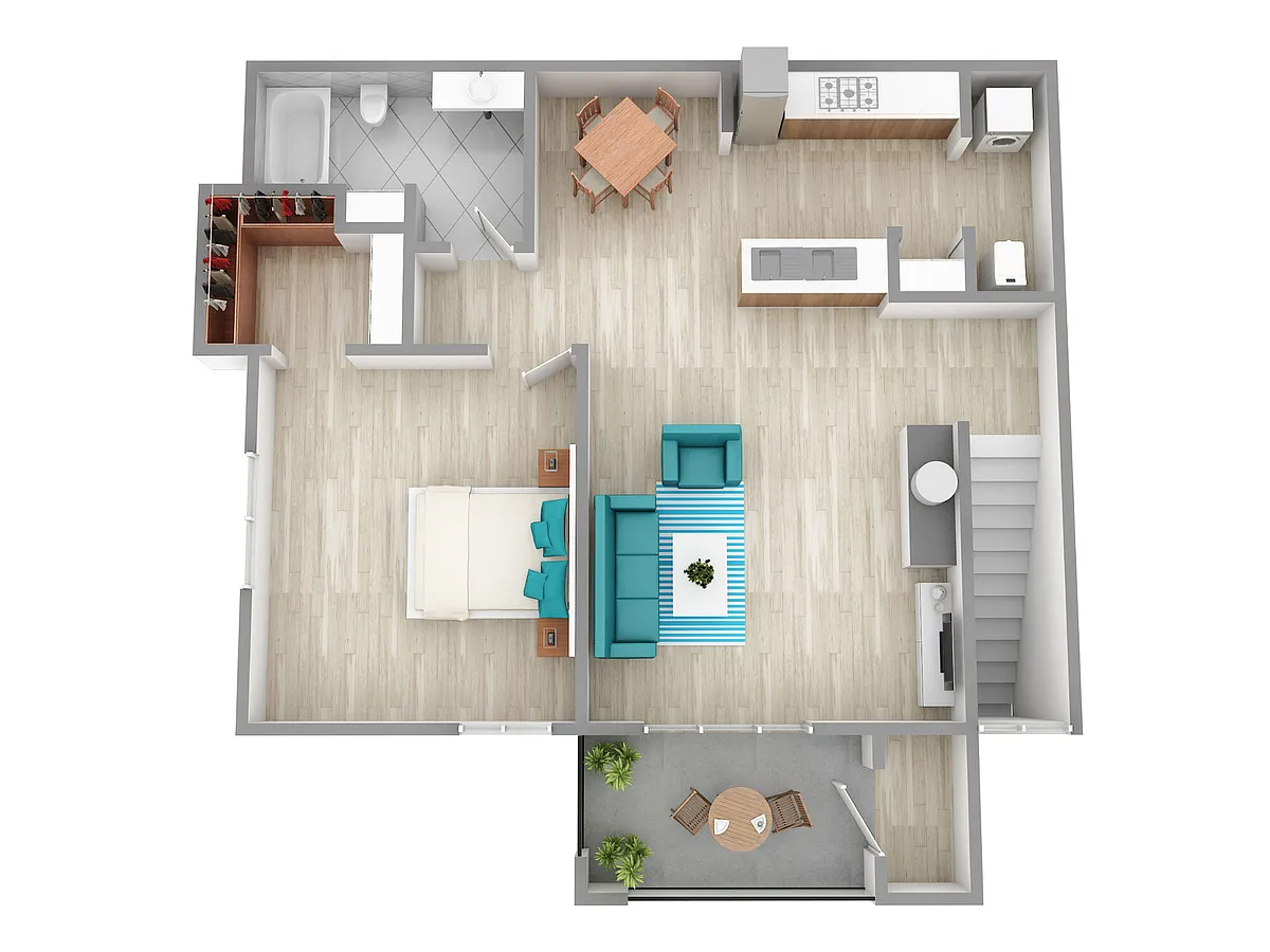 Floor plan A1B