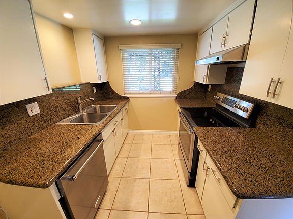 Kitchen with stainless steel appliances