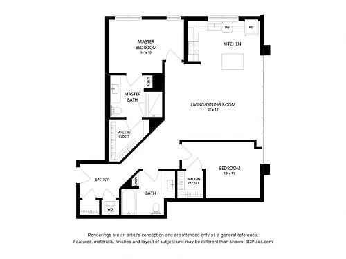 Floor plan CITY B2
