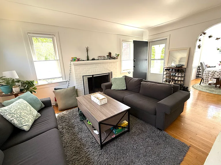 living room facing entrance