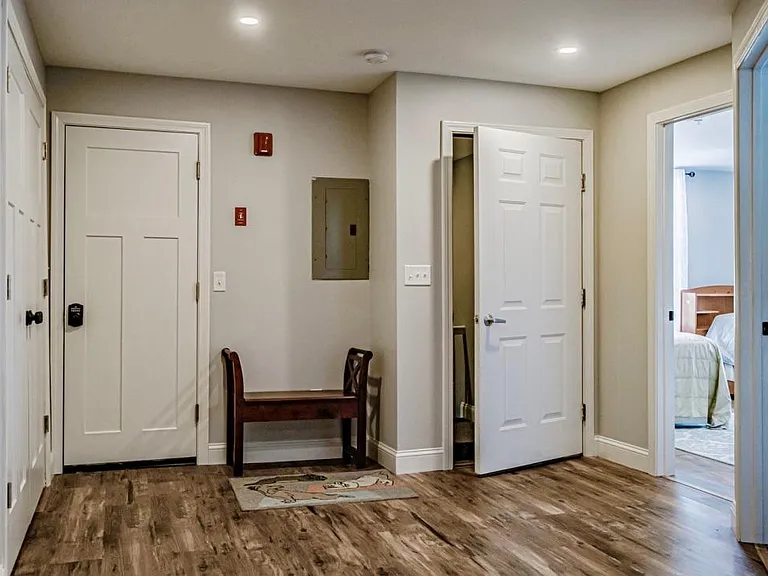 Private rear entrance off the second bedroom
