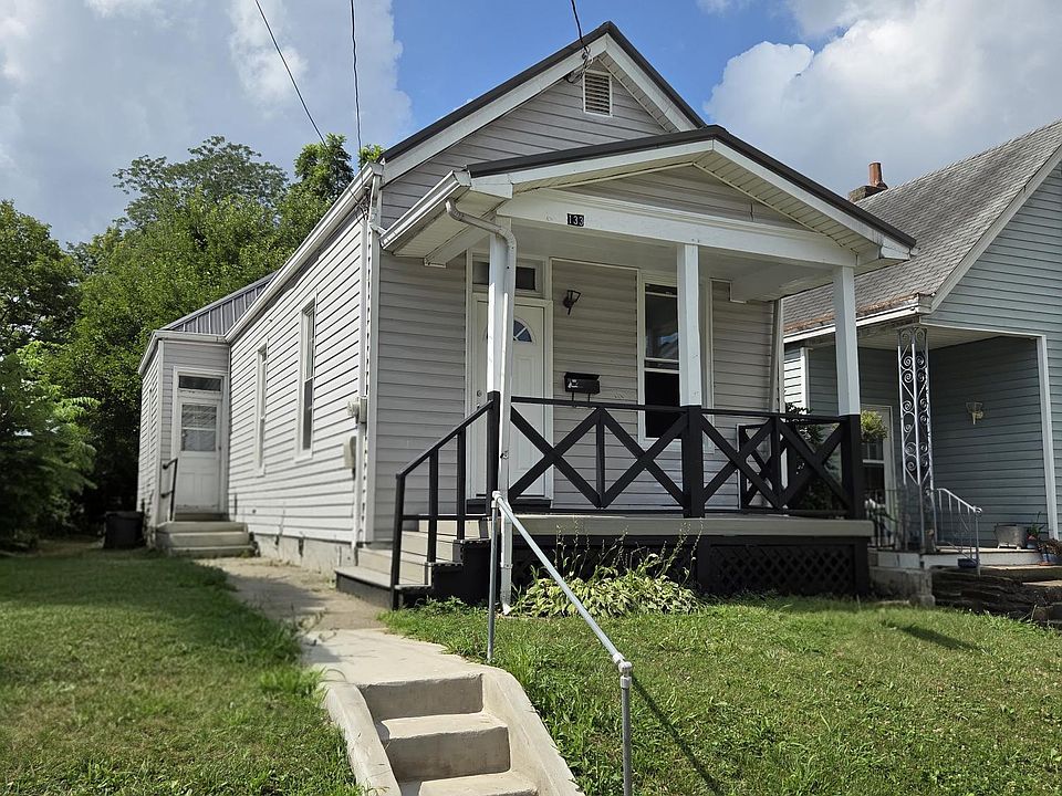 New steps to a new front porch and completely renovated home