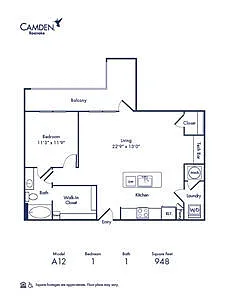 Floor plan A12