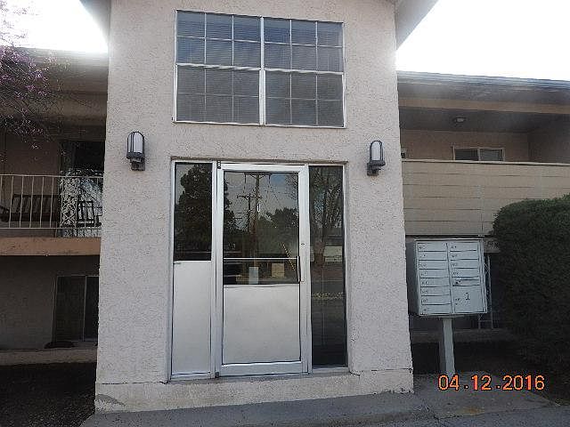 Front of apartment entrance