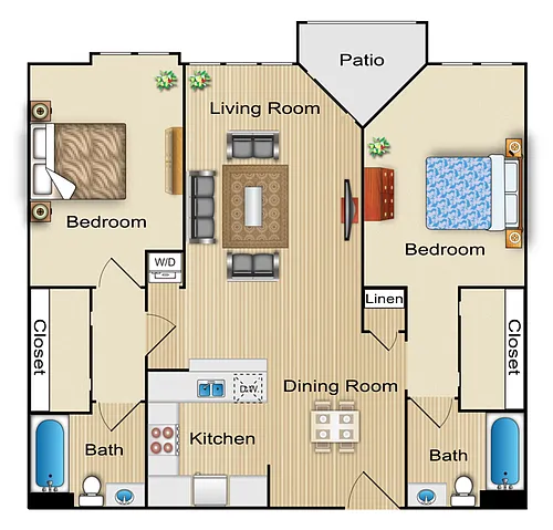Floor plan Toscana