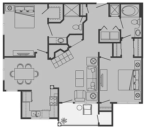 Floor plan E