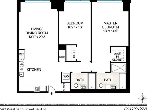 2nd image of 540 W 28th St APT 2E