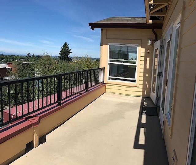 west-facing deck