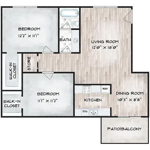 Floor plan B1