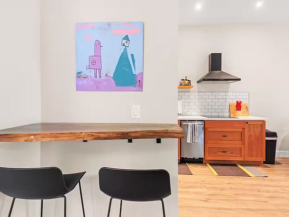 Live edge breakfast bar/work station