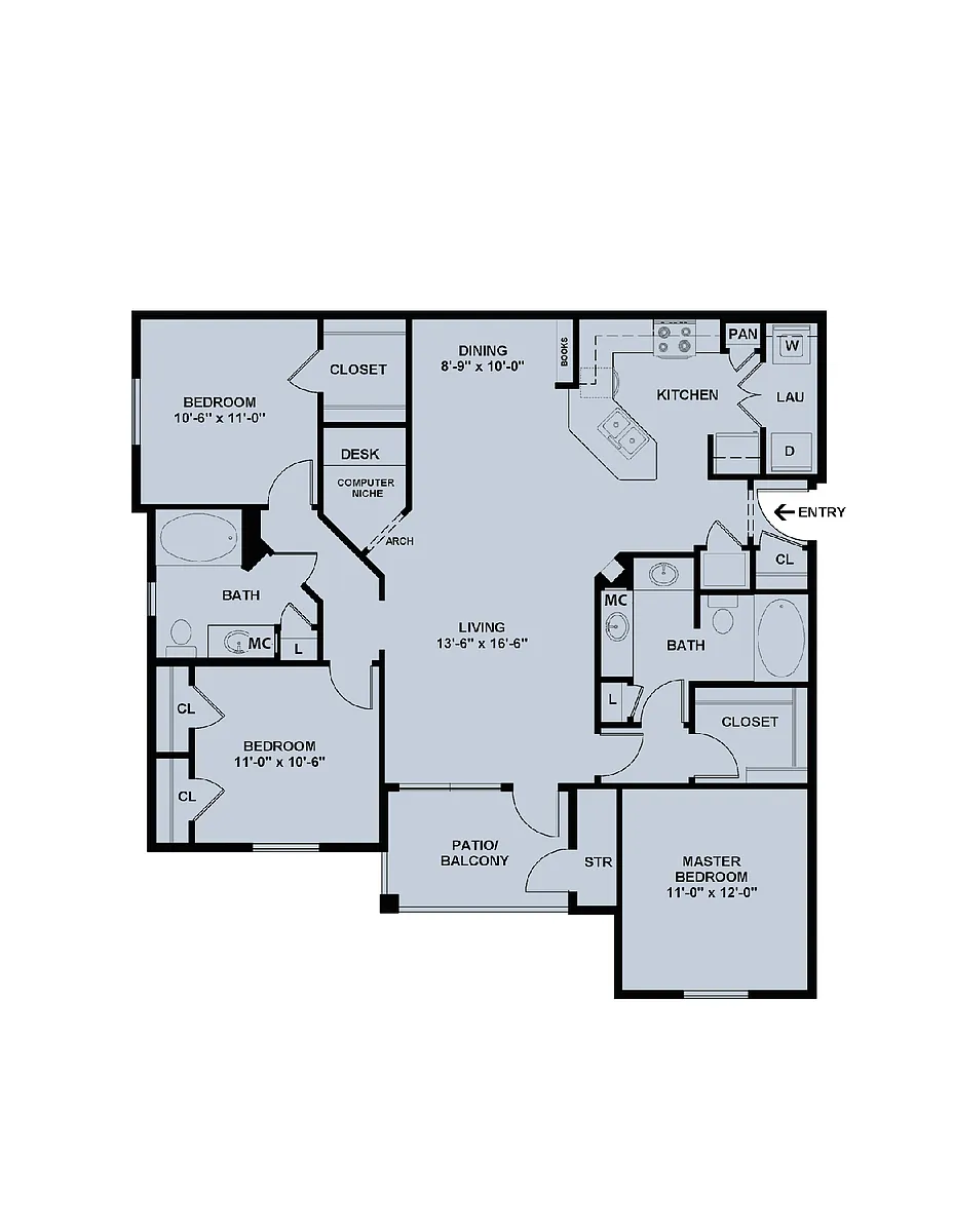 Floor plan C1 Essential Housing
