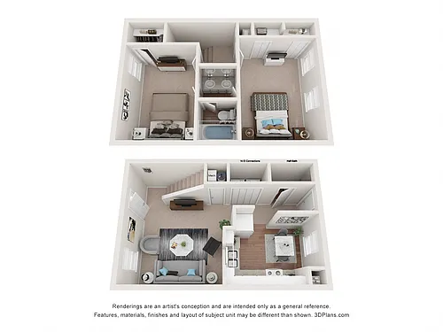 Floor plan Two Bedroom B