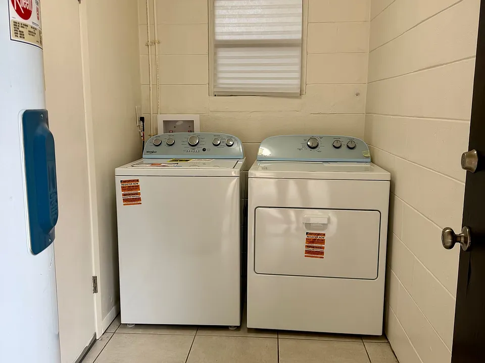 Laundry room with storage