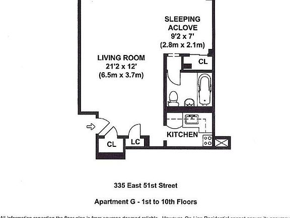 2nd image of 335-341 E 51st St #7G