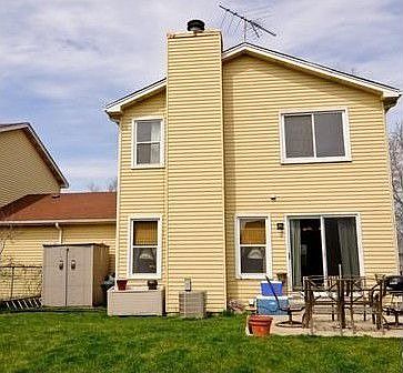backyard with deck