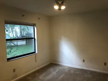 Corner bedroom, measures 10'x11'7". This is the 3rd bedroom that's available for another $850 per month.