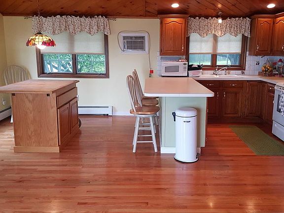 kitchen and dining area