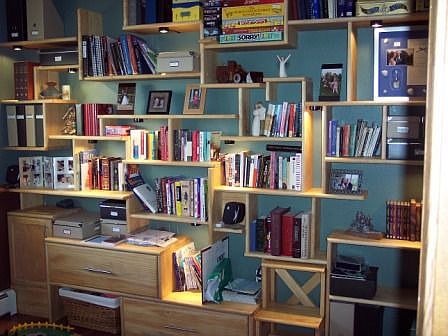 Built in shelves