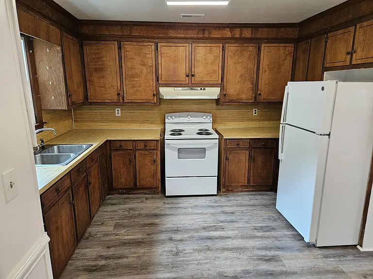 Kitchen includes appliances