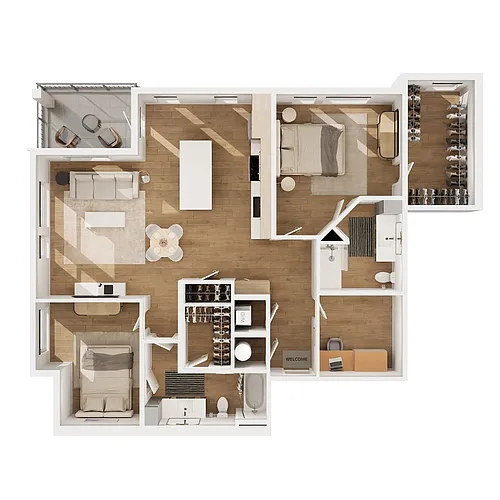 Floor plan B4A.D