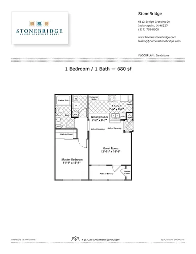 Floor plan Sandstone C 1.1