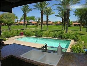 Pool & Golf view frm kitchen