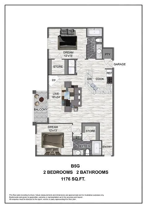 Floor plan B5G