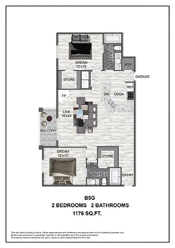 Floor plan B5G
