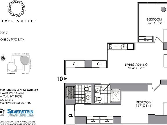 2nd image of 600 W 42nd St #710