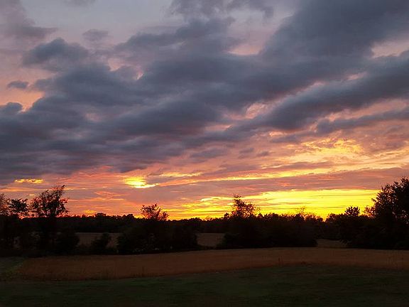 Sunset view off back deck