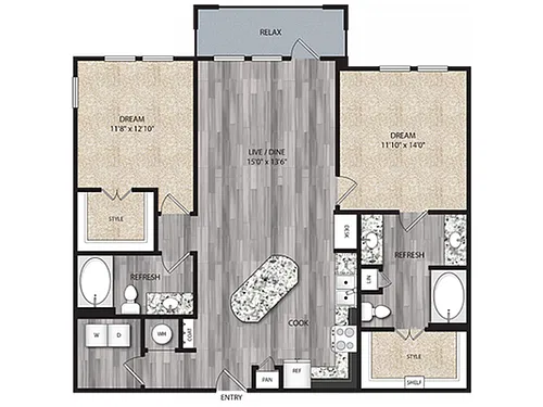 Floor plan B2