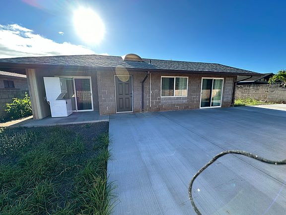Backyard with outdoor access