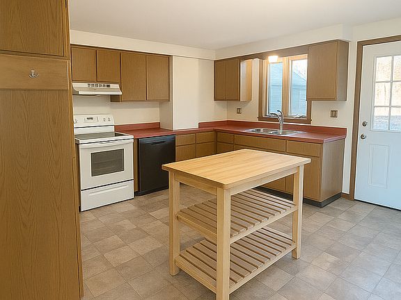 Kitchen with room for a small island