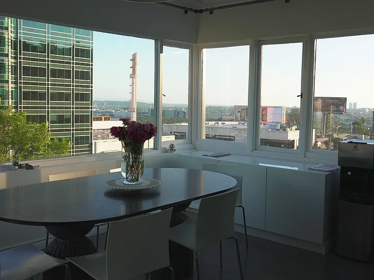 Dining room with view