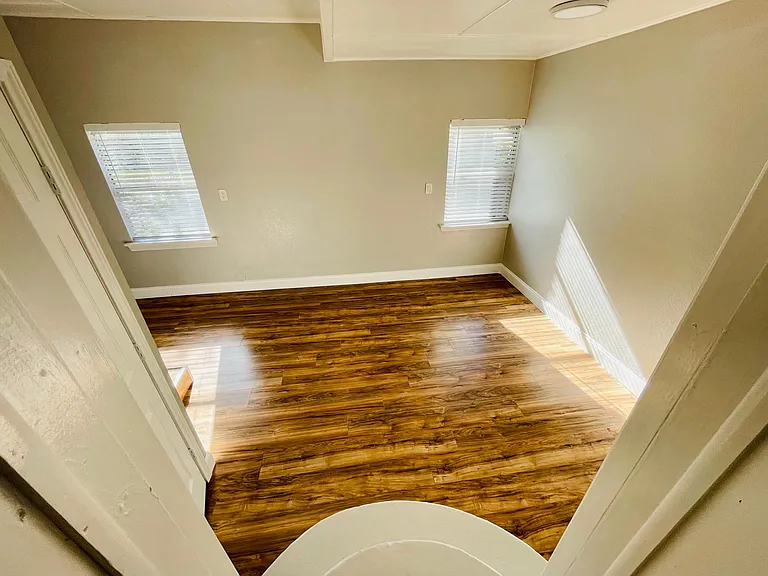 converted garage bedroom